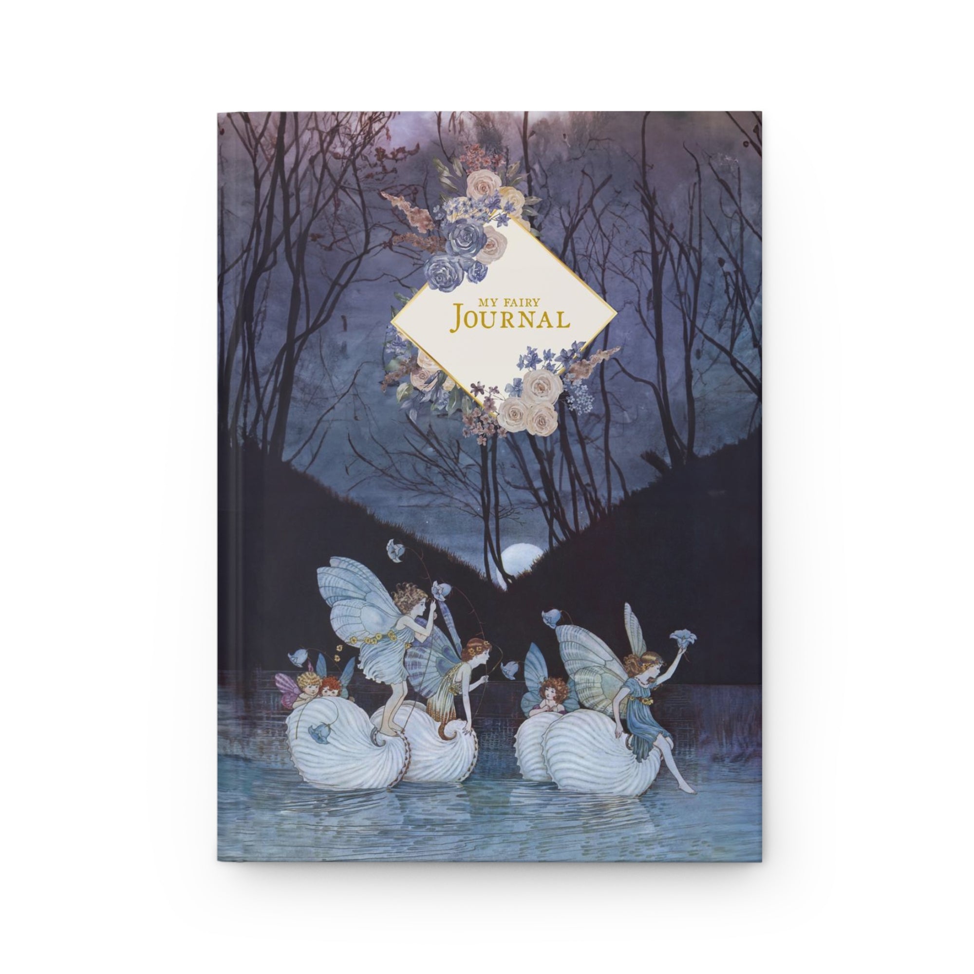 Hardcover Journal, Fairy Shell Journey