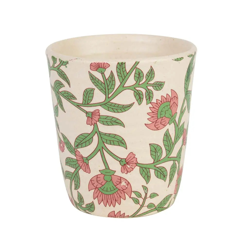 Mughal Floral Ceramic Tumbler Cup