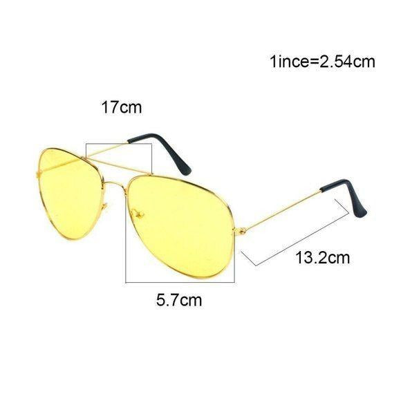 Mellow Yellow Aviator Sunglasses