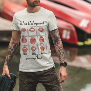 Velvet Underground vintage t-shirt design for men