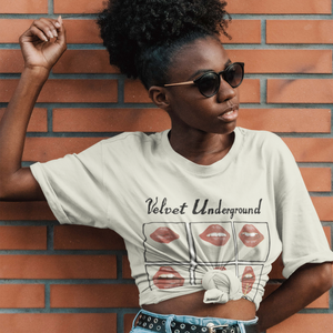 Velvet Underground vintage t-shirt design for women