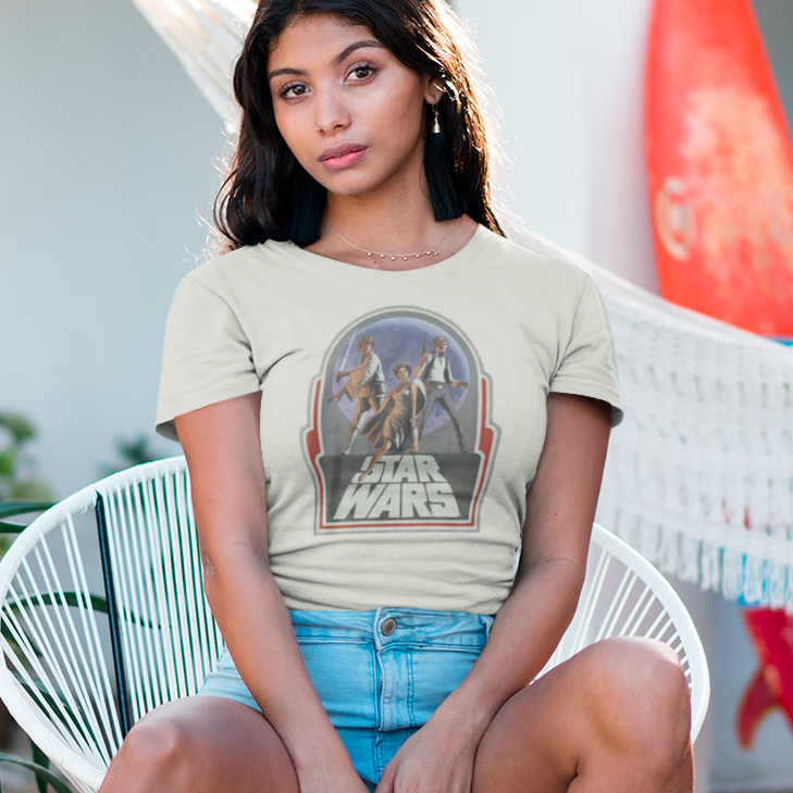 Credential reagere Omvendt Star Wars Retro Vintage T-Shirt, Luke Skywalker Princess Leia Han Solo -  Jasper's Curiosity